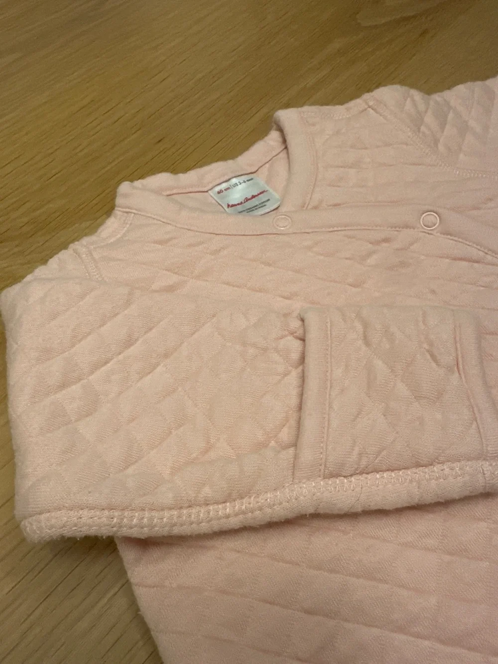 Hanna Andersson Quilted Light Pink Footie